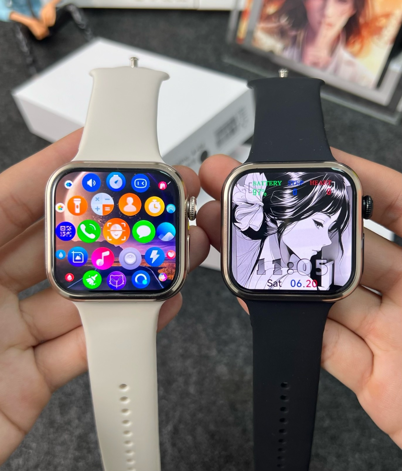 Smartwatch - [Wide Screen M53Pro] W527 chip smartwatch,widescreen