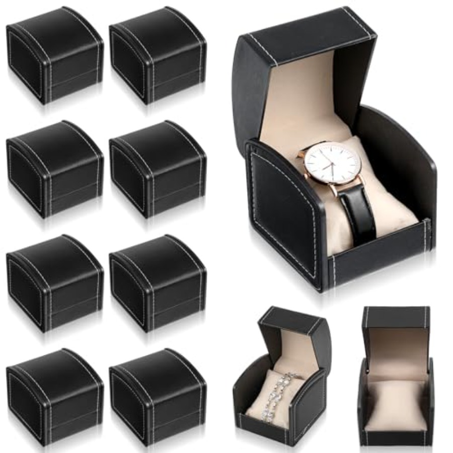 Jewelry Box That Holds Watches - 10 Packs Single Grid Watch Box
