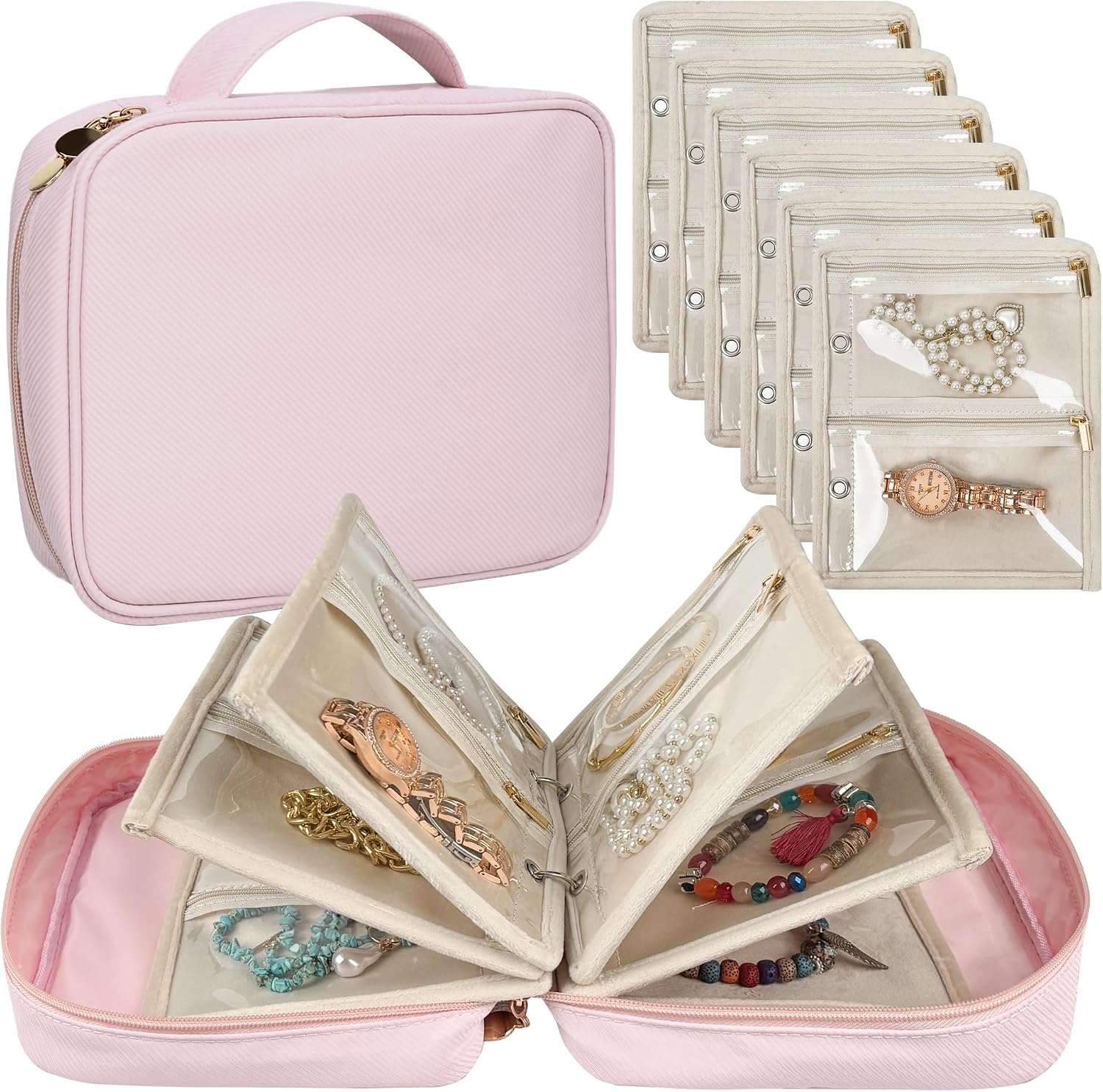 Jewelry Store For Watches - LUNEVA Store Travel Jewelry Organizer Case,Jewelry