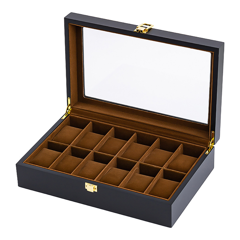 6/10/12 Grids Luxury Handmade  - đánh giá và giá Jewelry Box That Holds Watches