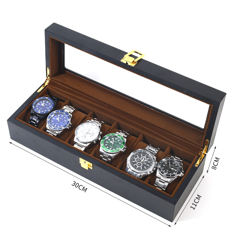 6/10/12 Grids Luxury Handmade  - đánh giá và giá Jewelry Box That Holds Watches