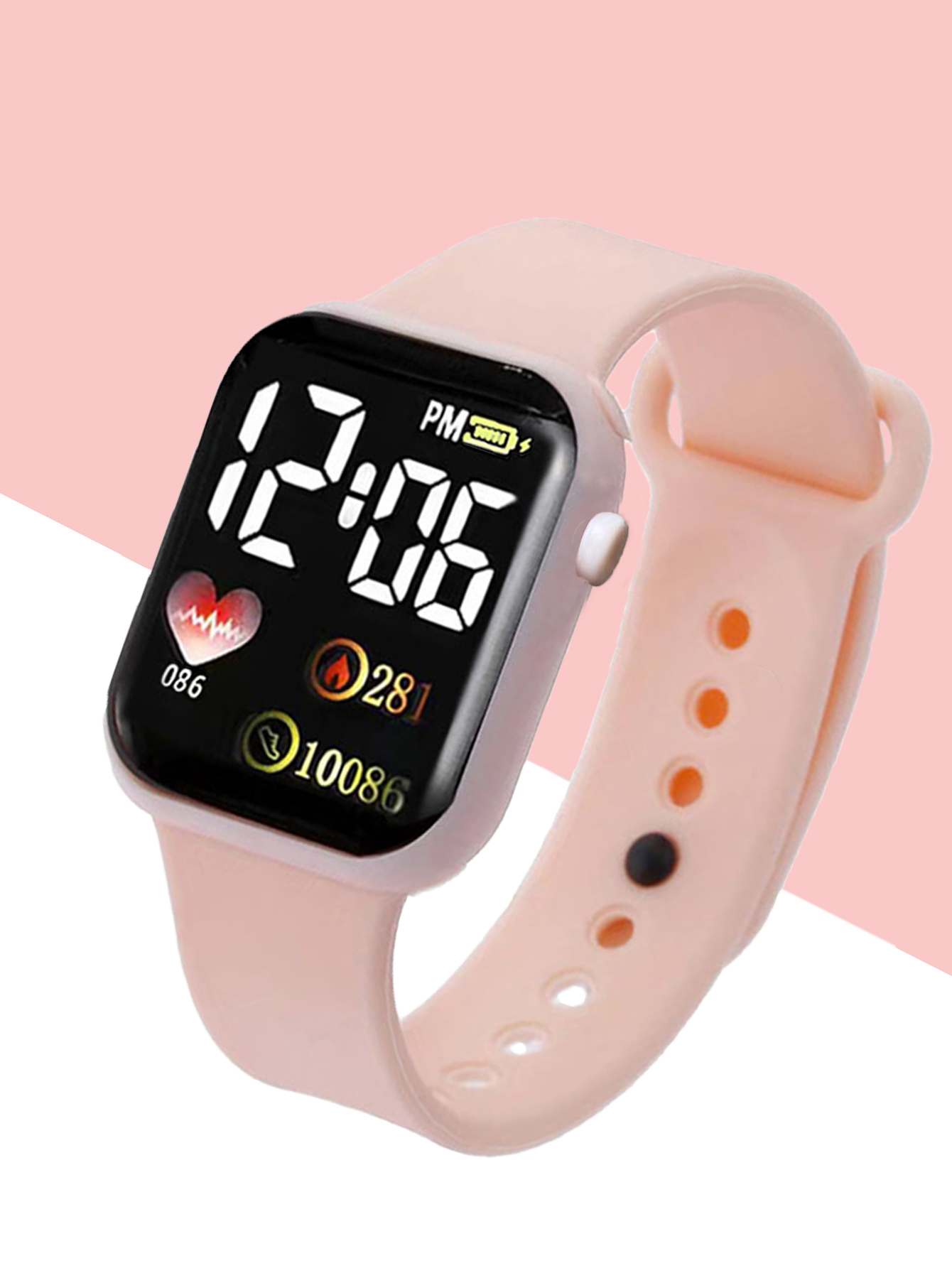 6PCS Love Square digital displ - đánh giá và giá Jewelry Watches For Kids