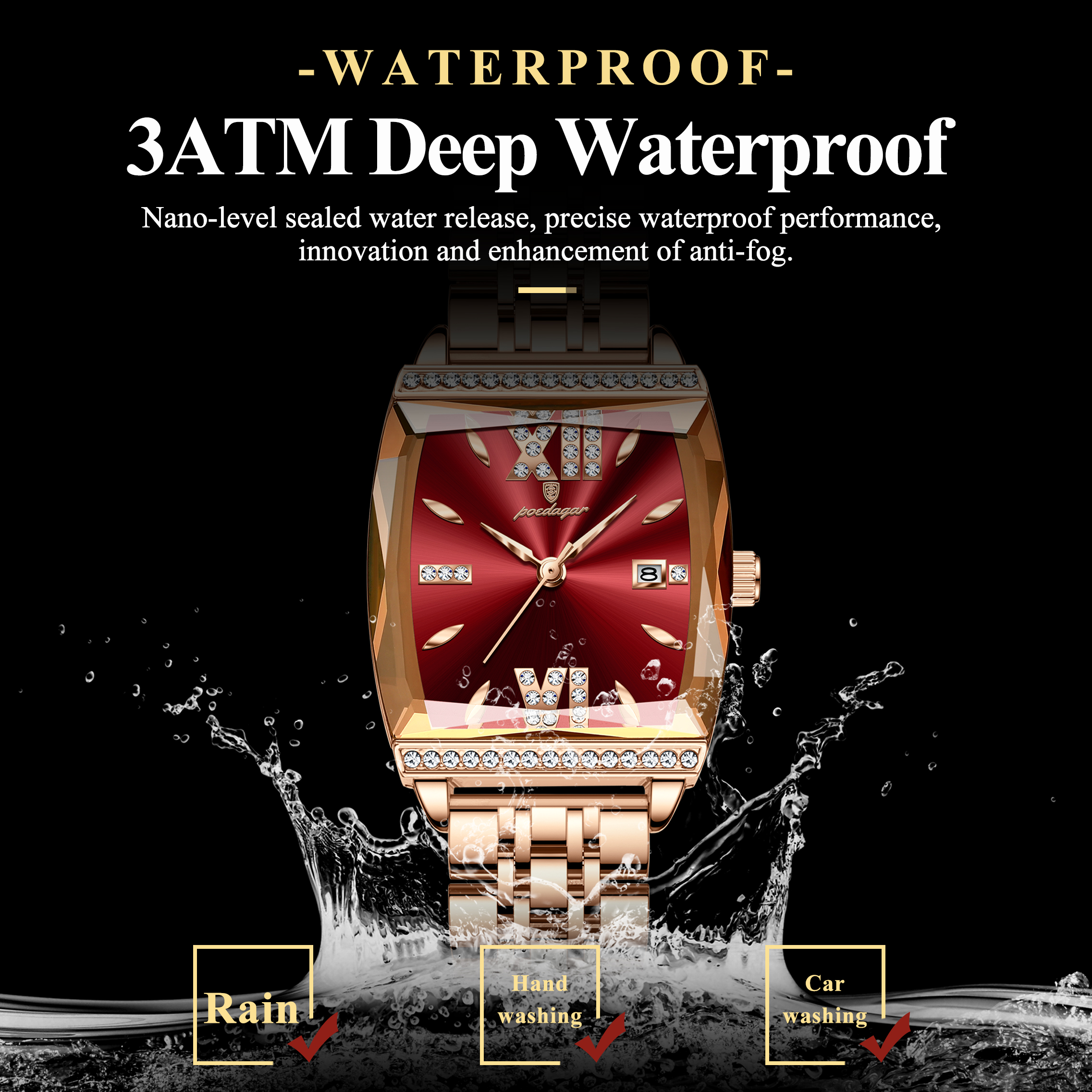 POEDAGAR Fashion Watch For Wom - đánh giá và giá High Jewelry Watches