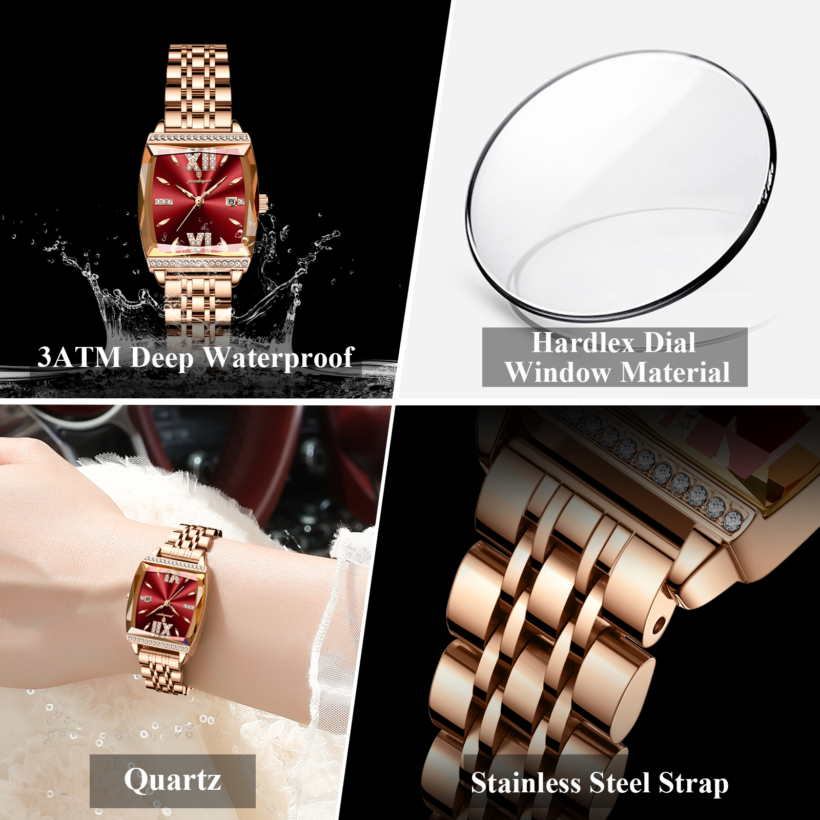 POEDAGAR Fashion Watch For Wom - đánh giá và giá High Jewelry Watches