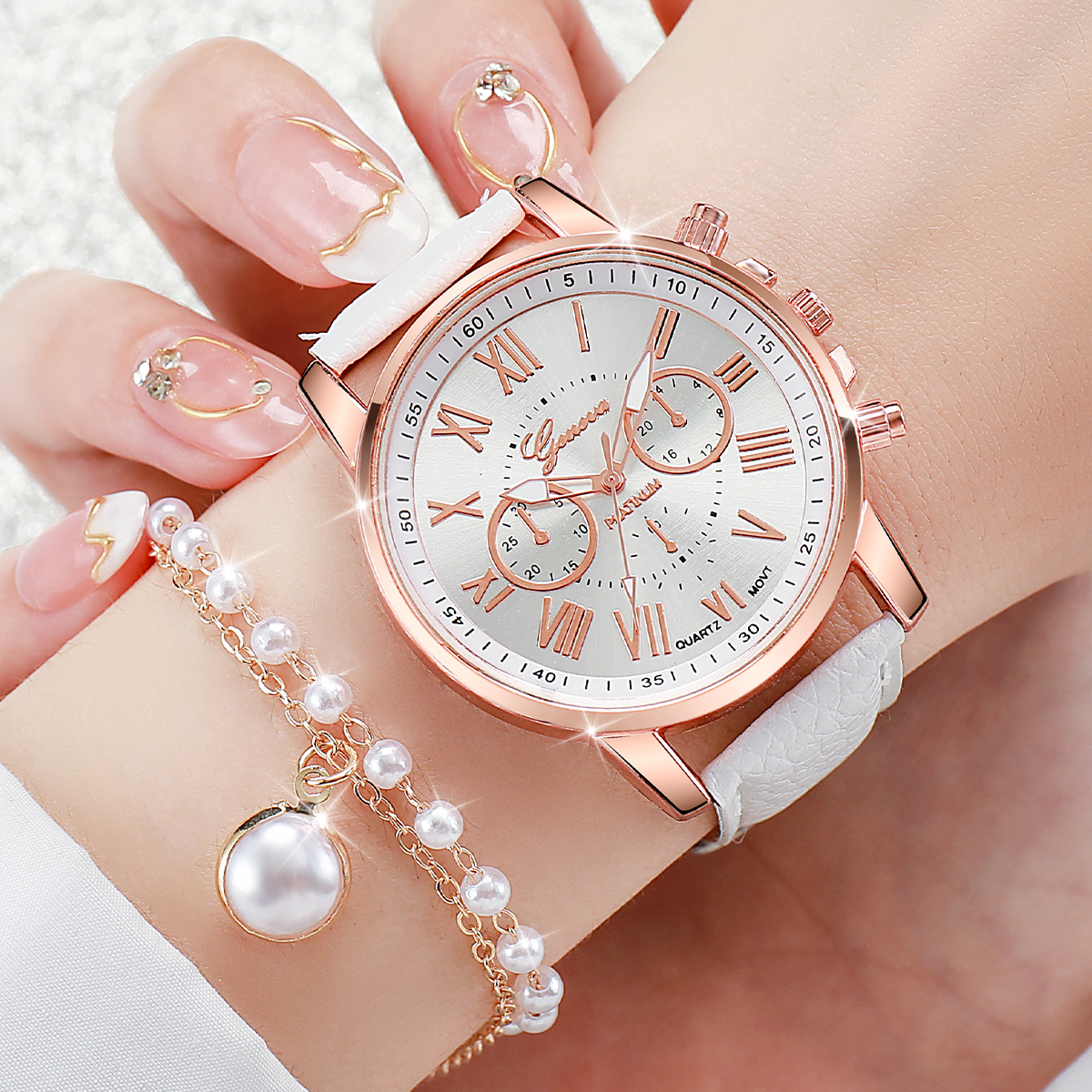 3/5PCS Women's Watch Fashion R - đánh giá và giá Jewelry Box Watches Bracelets