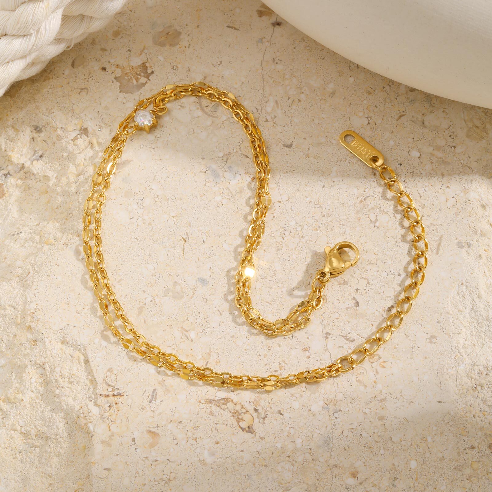 Waterproof Layered Anklet Brac - đánh giá và giá Jc Jewelry & Watches