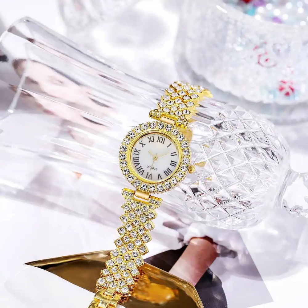 6PCS/Set Luxury Rhinestone Wom - đánh giá và giá Jewelry Box Watches Bracelets