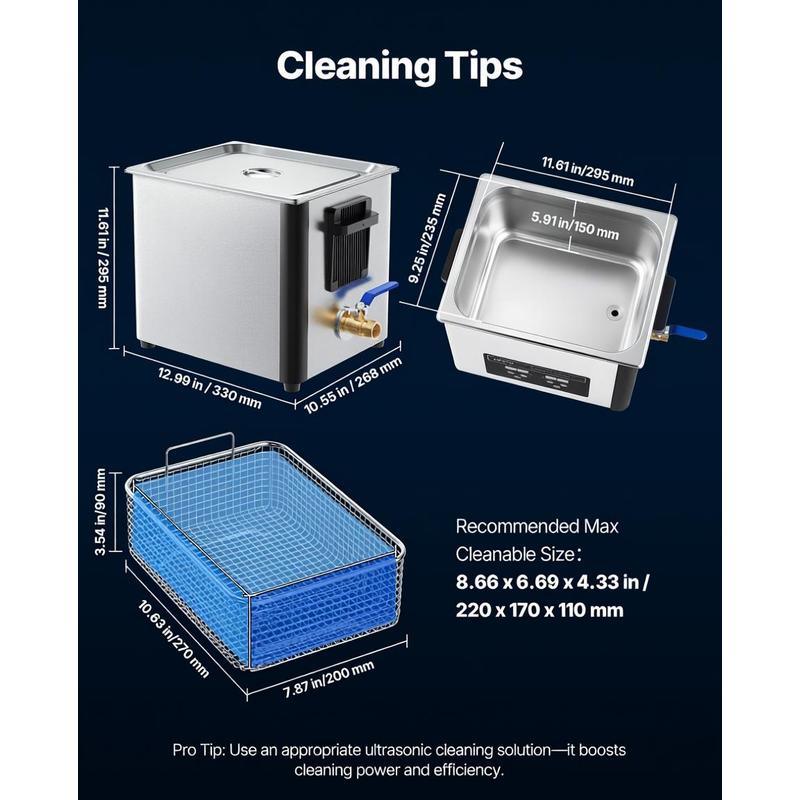 10L Ultrasonic Cavitation Devi - đánh giá và giá Jewelry Store For Watches