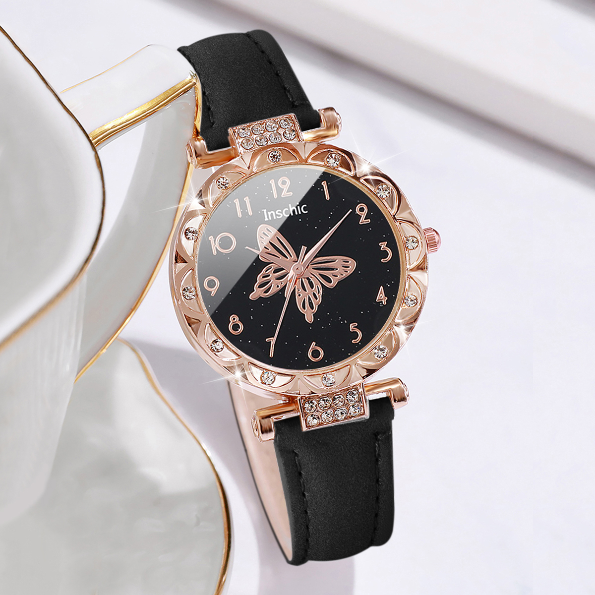 6PCS/Set Women's Watch Fashion - đánh giá và giá Jewelry Box Watches Bracelets