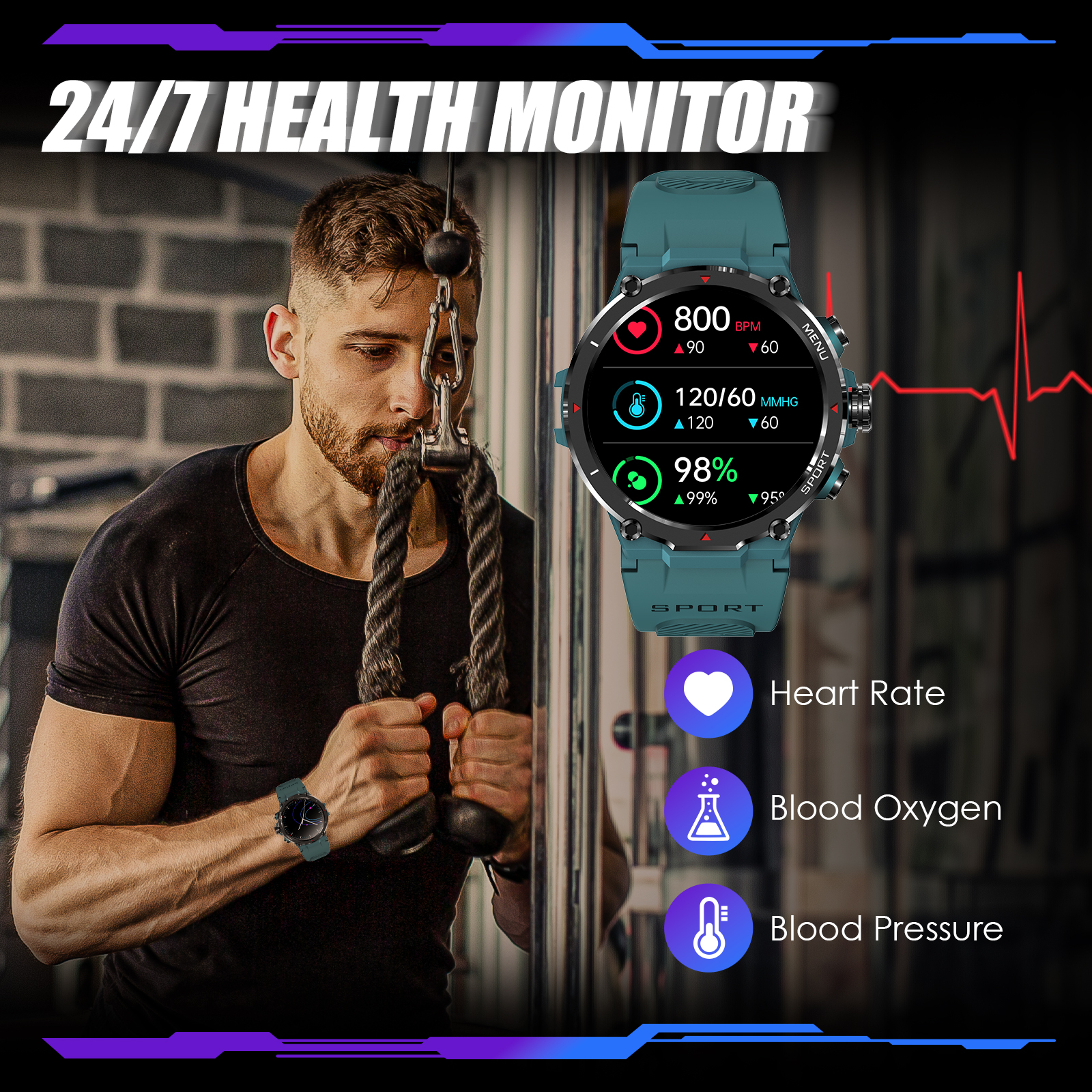 EIGIIS Military Smart Watch fo - đánh giá và giá Smartwatch