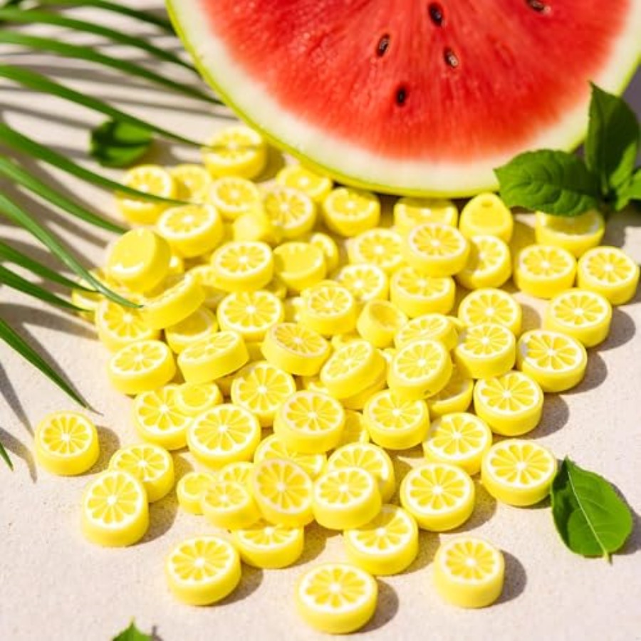 200Pcs Yellow Lemon Polymer Cl - đánh giá và giá Jewelry & Watches Vitopoulos Reviews