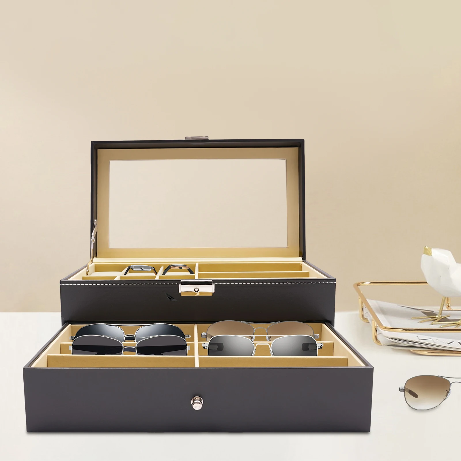 Black 2-Tier Watch Jewelry Dis - đánh giá và giá Jewelry Box That Holds Watches