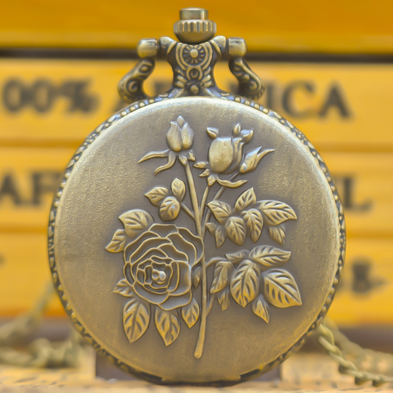 Vintage Bronze Clamshell Flowe - đánh giá và giá Jewelry Watches For Kids