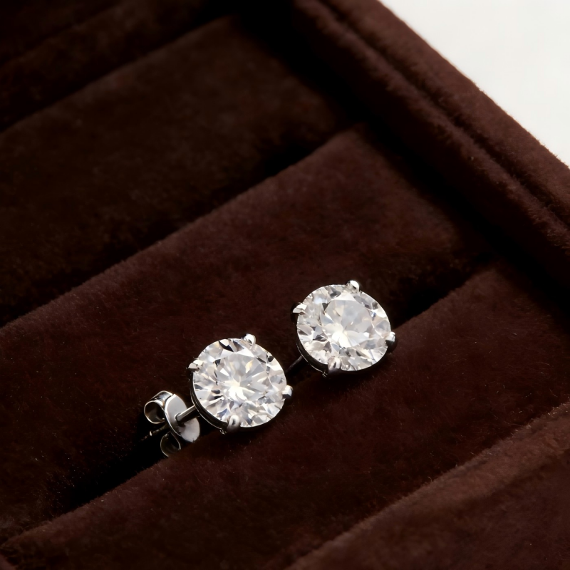 Cvd Lab Diamond 14k 18k Gold P - đánh giá và giá Diamond Stud Earrings