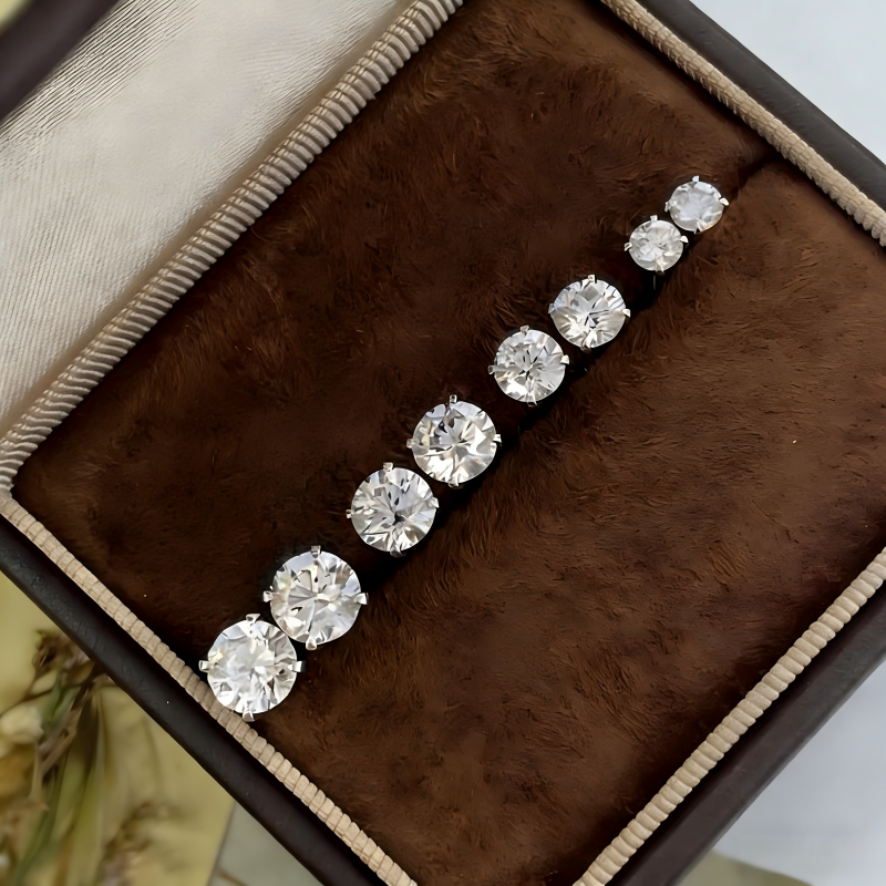 Cvd Lab Diamond 14k 18k Gold P - đánh giá và giá Diamond Stud Earrings
