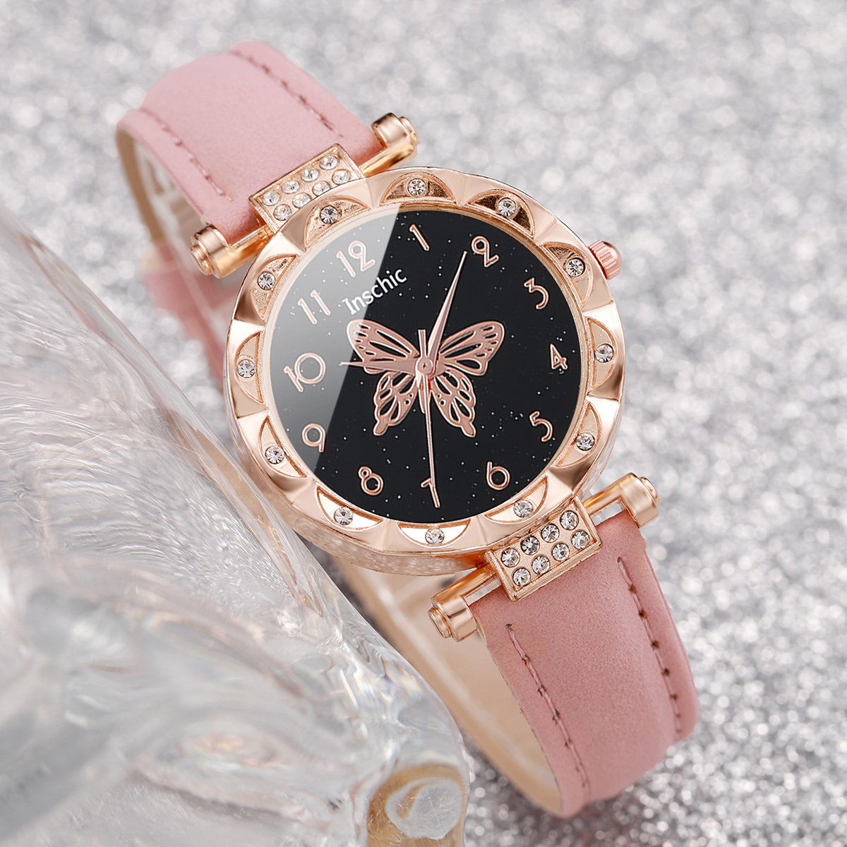 6PCS/Set Fashion Butterfly Dia - đánh giá và giá Jewelry Box Watches Bracelets