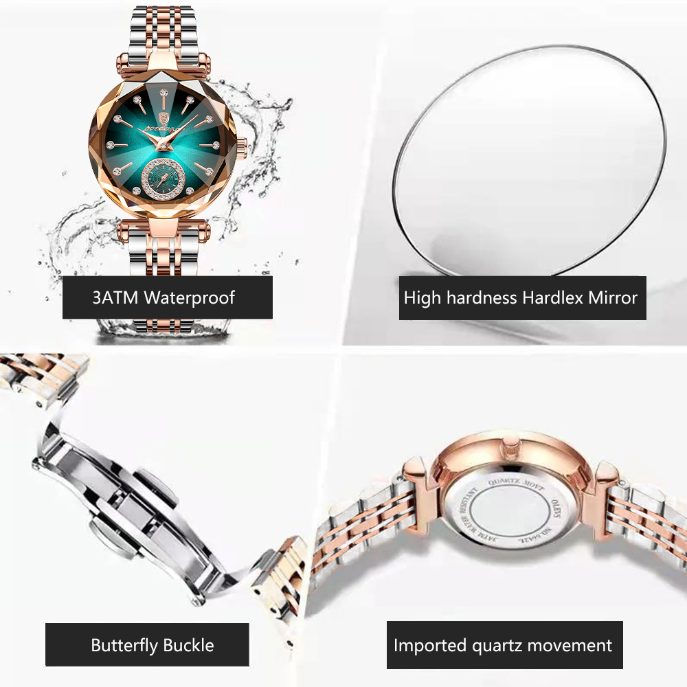 POEDAGAR Top Luxury Women's Wa - đánh giá và giá High Jewelry Watches