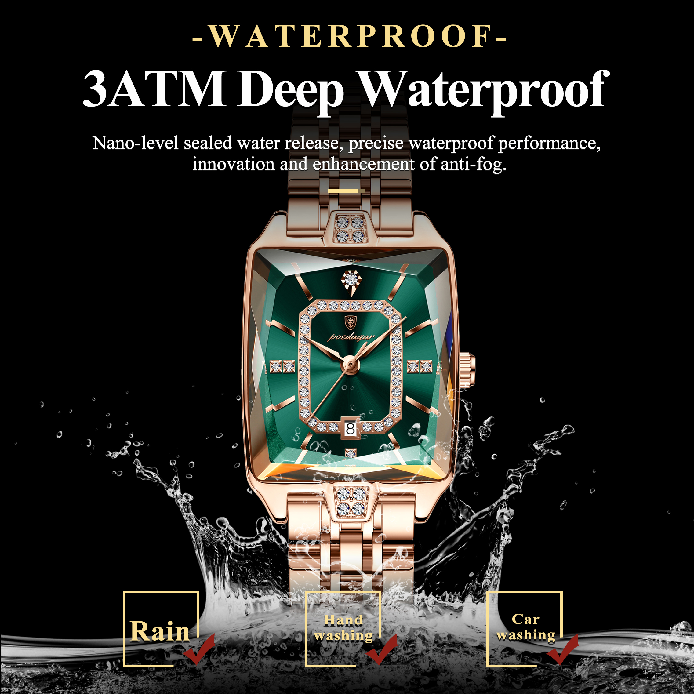 POEDAGAR Luxury Woman Watch Wa - đánh giá và giá High Jewelry Watches