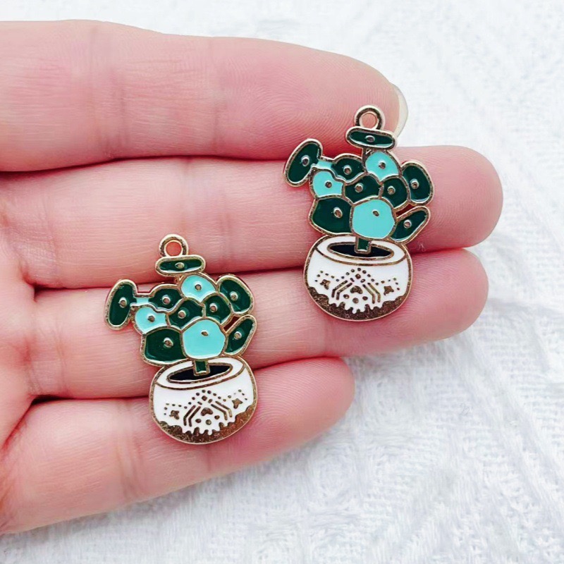 10pcs Cactus Plant Oil Drop Al - đánh giá và giá Jewelry & Watches Vitopoulos Reviews
