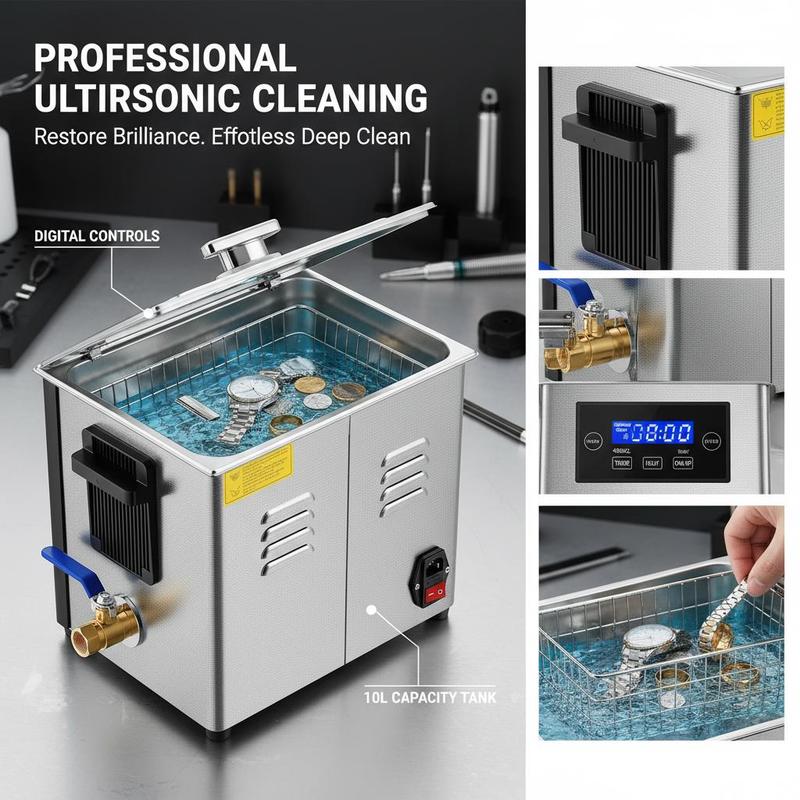 10L Ultrasonic Cavitation Devi - đánh giá và giá Jewelry Store For Watches