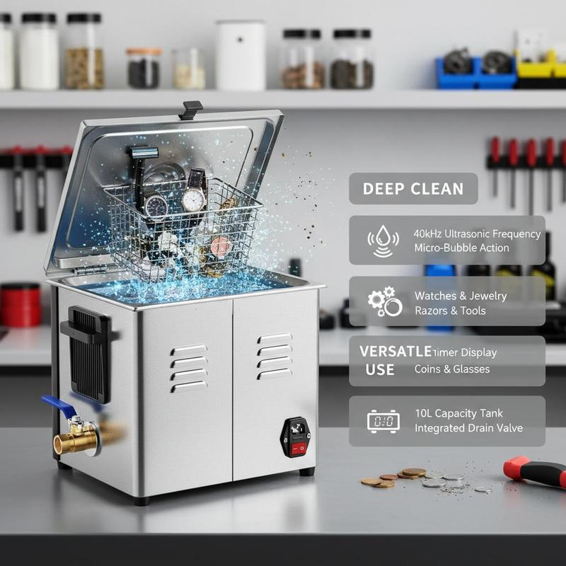 10L Ultrasonic Cavitation Devi - đánh giá và giá Jewelry Store For Watches
