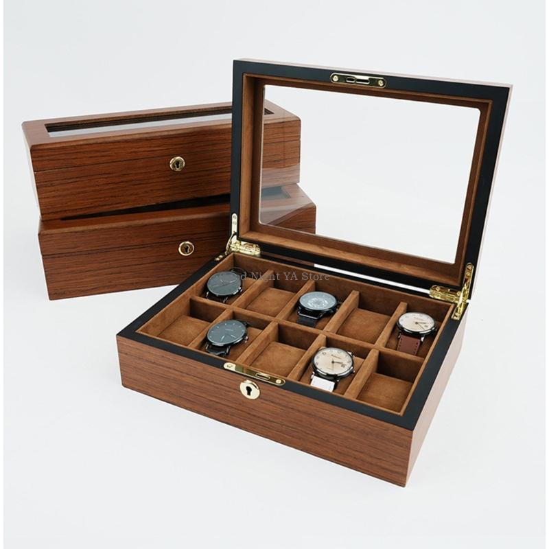  Elegant Wooden Watch Box With - đánh giá và giá Jewelry Box That Holds Watches