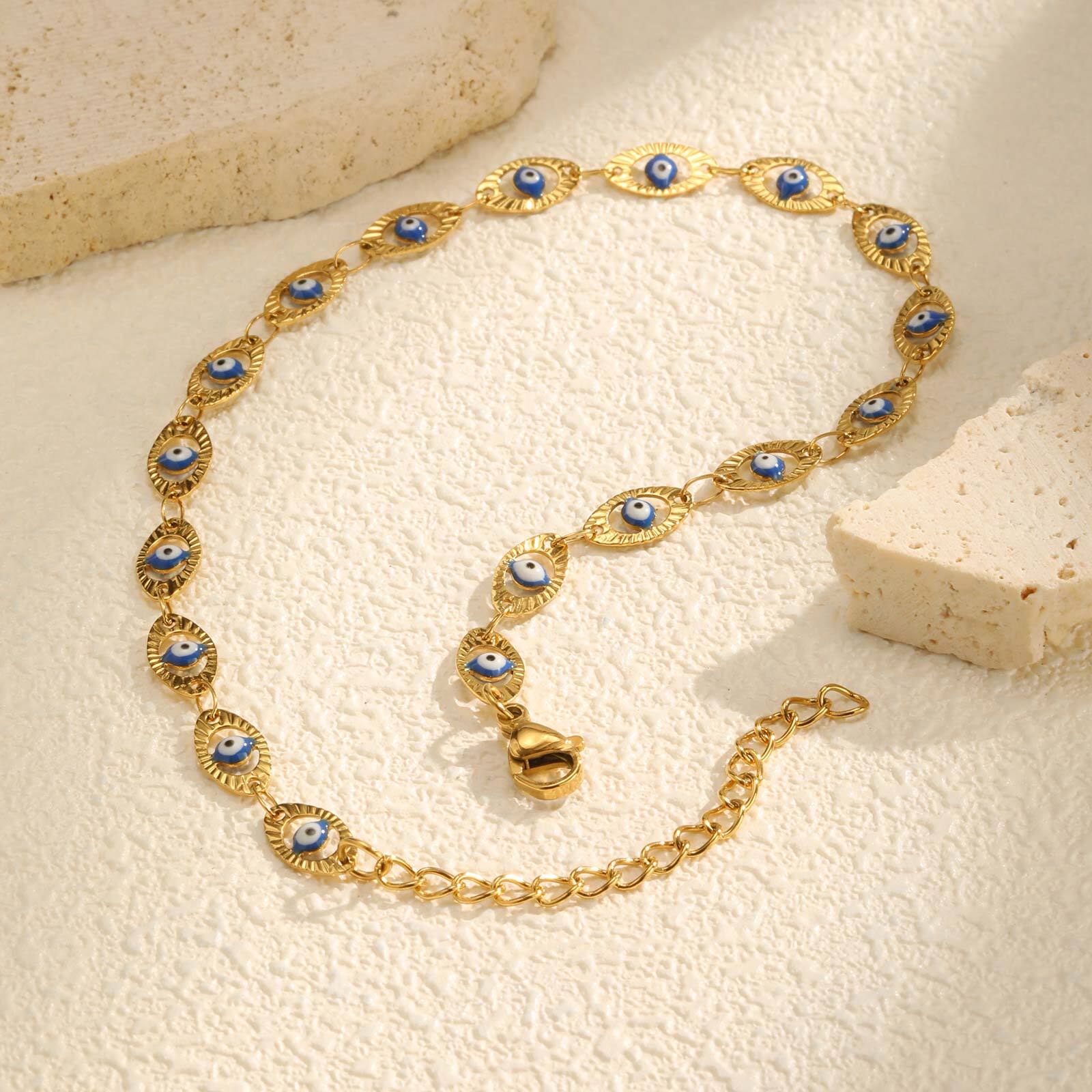 Evil Eye Anklet Bracelet for W - đánh giá và giá Jc Jewelry & Watches