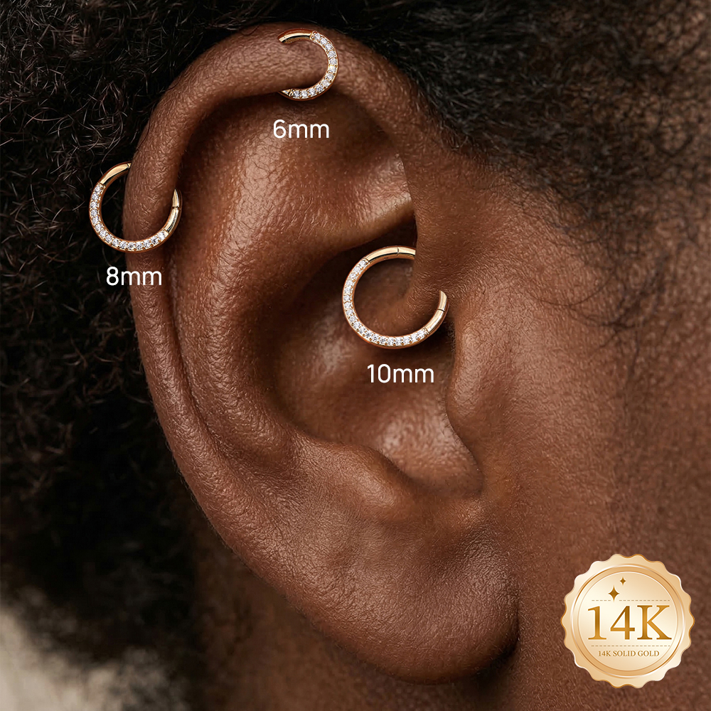 AIDE 14K Solid Gold Multi size - đánh giá và giá Diamond Stud Earrings