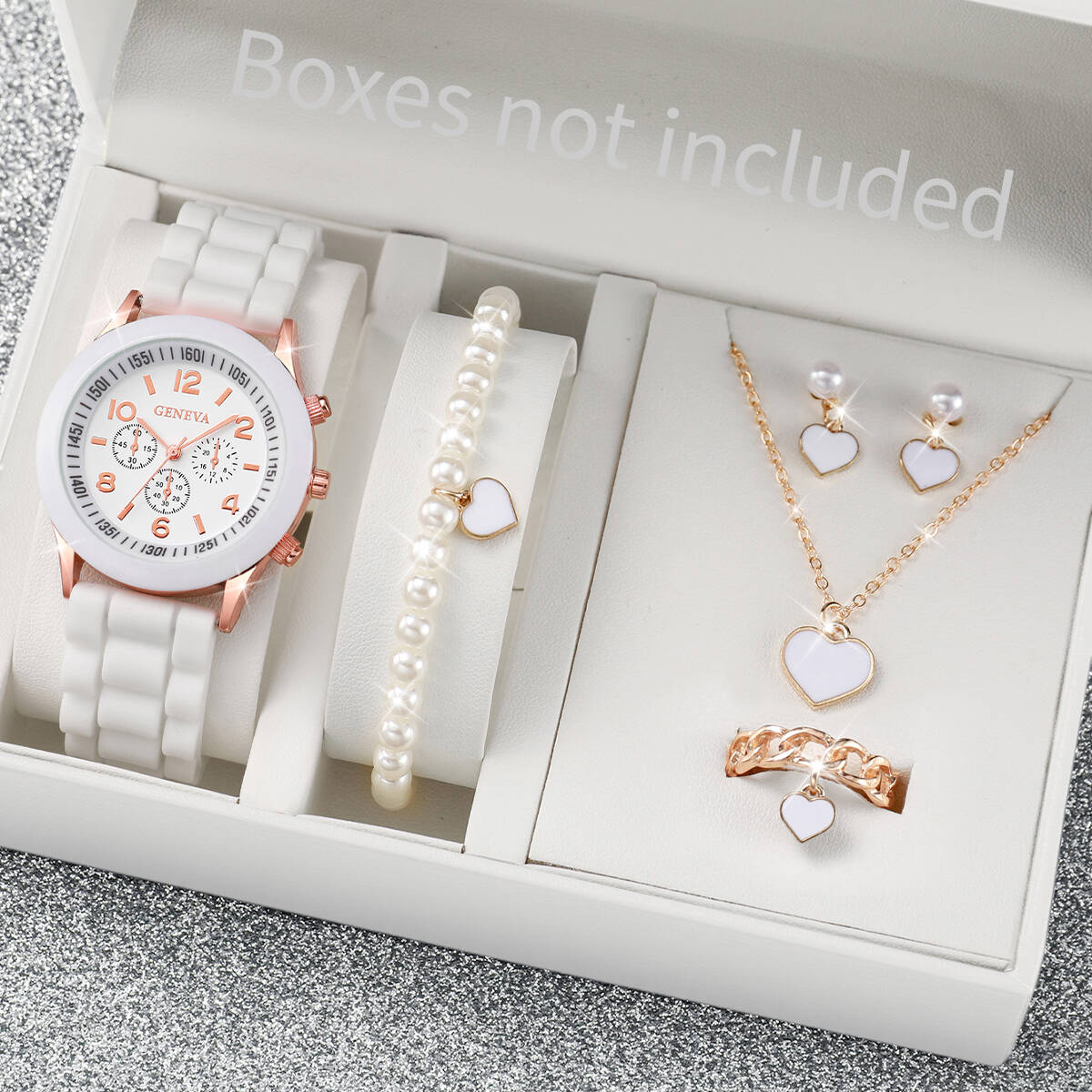 5/6PCS Fashion Women Watches J - đánh giá và giá Jewelry Box Watches Bracelets