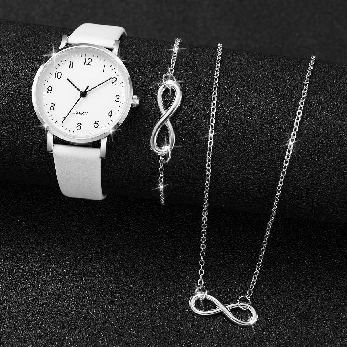 3PCS/Set Women Watches Fashion - đánh giá và giá Jewelry Box Watches Bracelets
