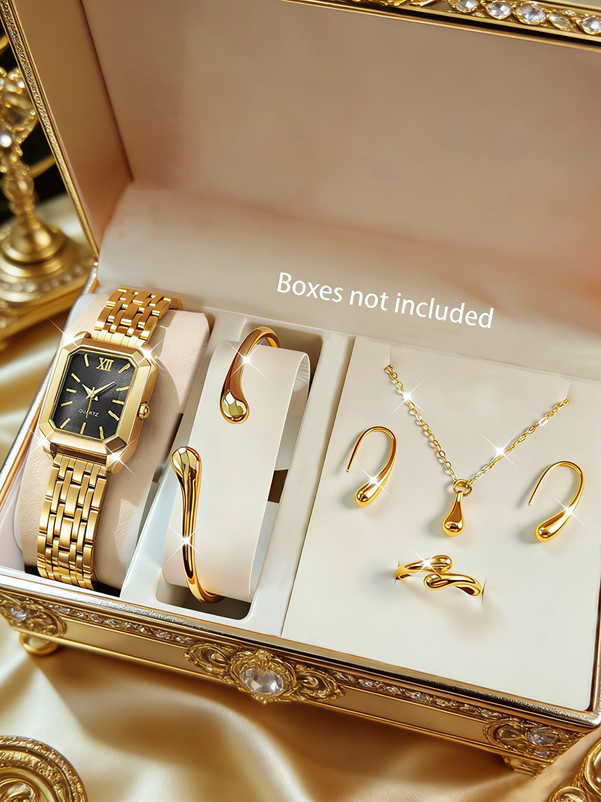 The lady's compact quartz watc - đánh giá và giá Jewelry Box Watches Bracelets