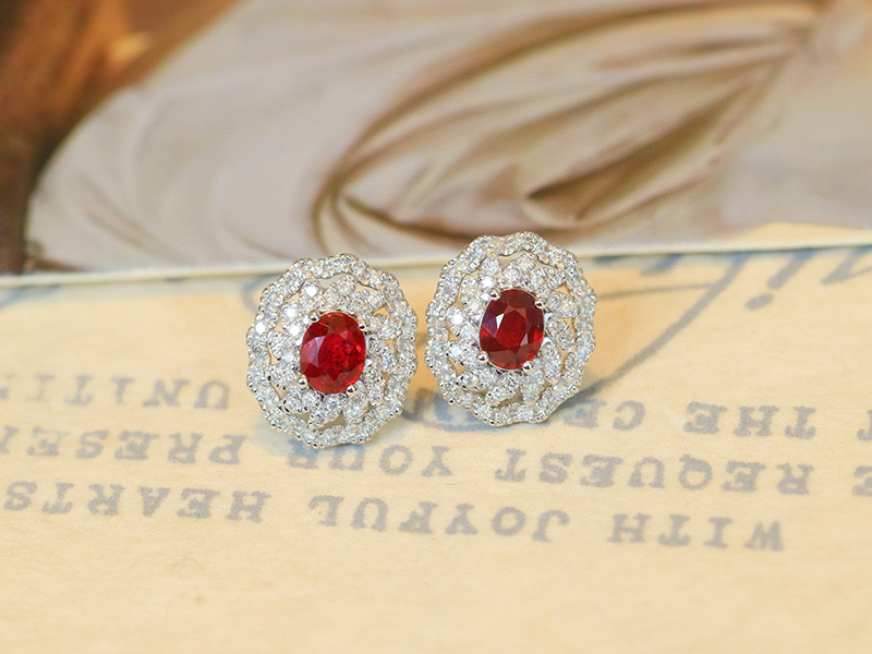 LUOWEND 100% 18K White Gold Ea - đánh giá và giá Diamond Stud Earrings