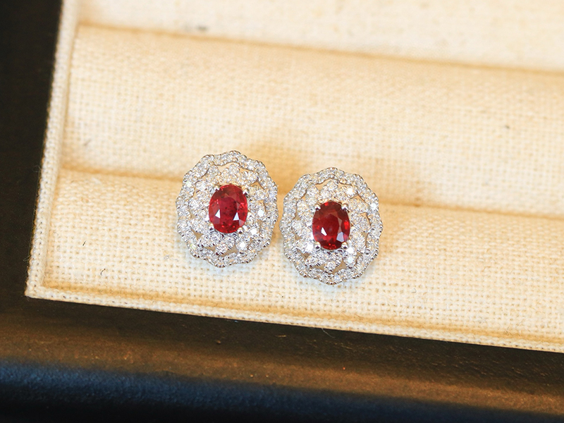 LUOWEND 100% 18K White Gold Ea - đánh giá và giá Diamond Stud Earrings