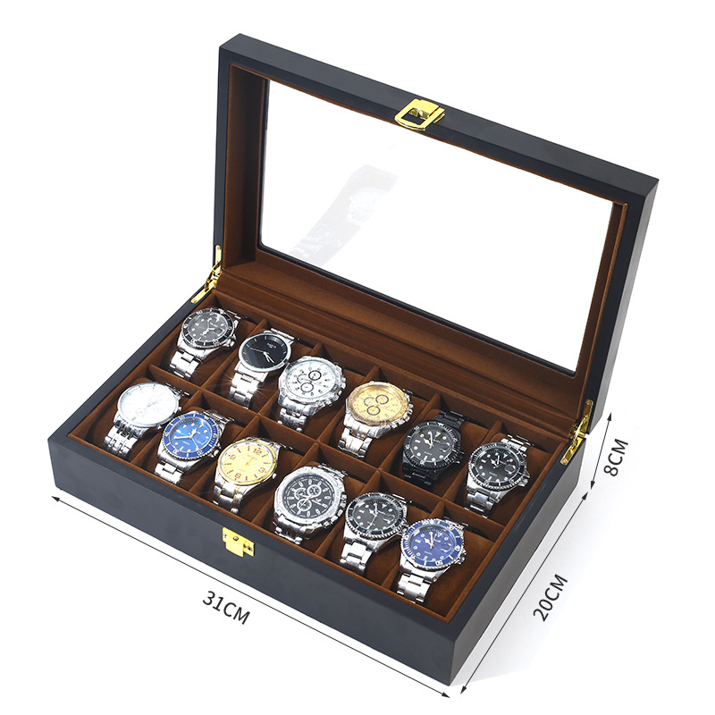 Handmade Luxuy 6/10/12 Grids W - đánh giá và giá Jewelry Box That Holds Watches