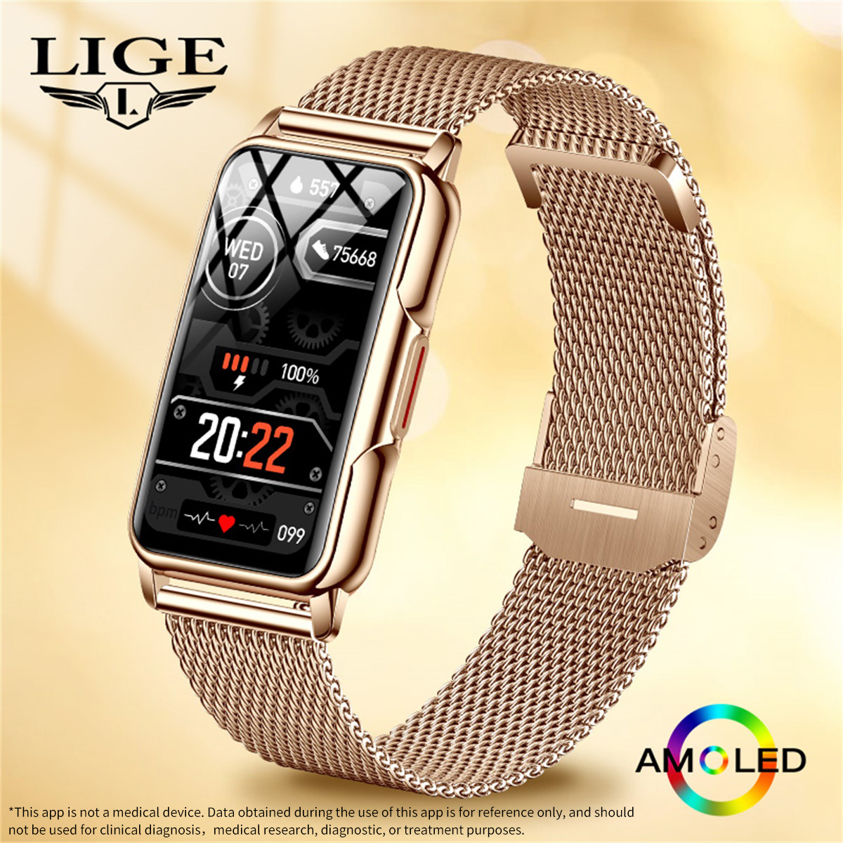 LIGE Smart Watch Men Women Fit - đánh giá và giá Smartwatch